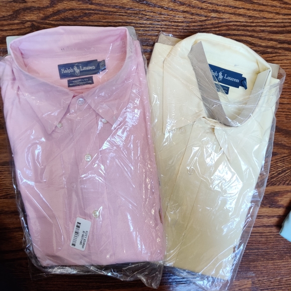 Bundle of two Ralph Lauren new long sleeve shirts - Picture 1 of 7